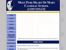 Tablet Screenshot of heartofmaryschoolmobile.org